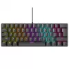 Mechanische Tastatur RAMPAGE PLOWER K60 mit Blue-Switches und RGB-Hintergrundbeleuchtung