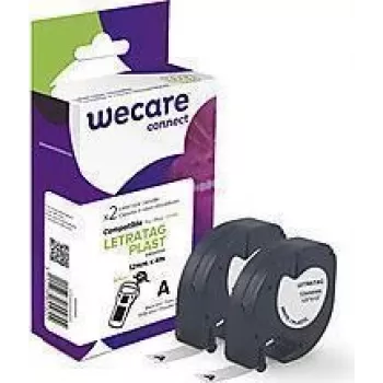 Etikettenband Armor K80005W4 Schwarz auf Weiß