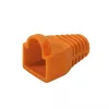 Steckverbinder CAT.6 RJ45 100 Stück, orange