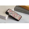 Schutzhülle iKins für iPhone XS / iPhone X, Rautenmuster, schwarz