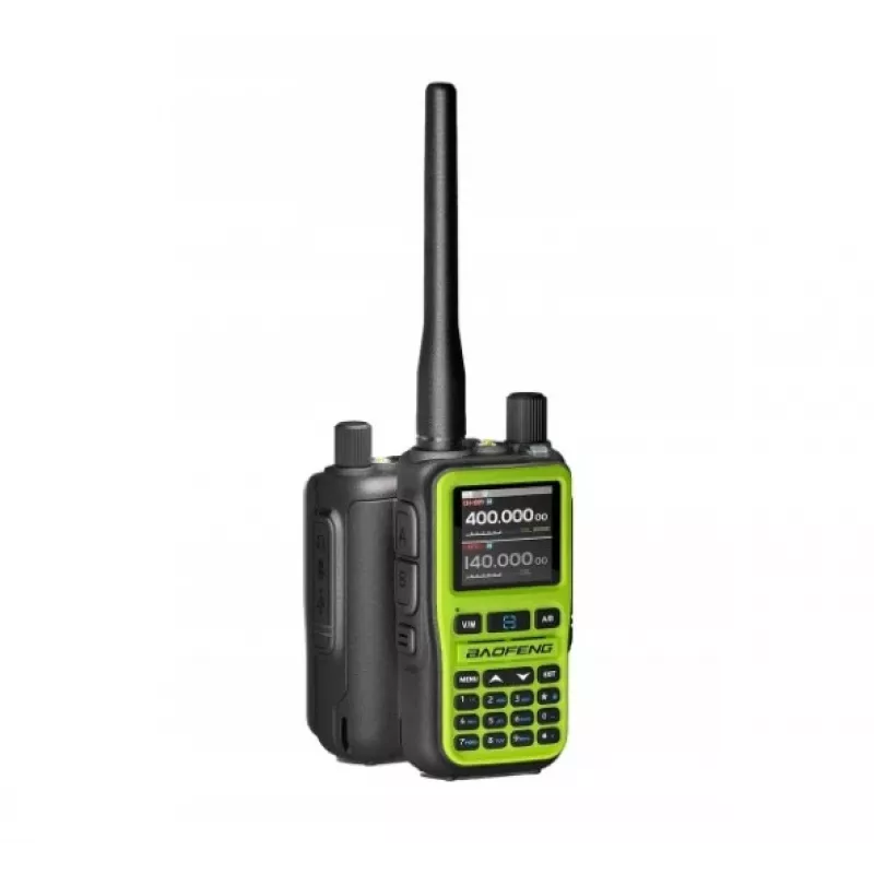 Handfunkgerät Baofeng UV-5R EU mit USB-C, Bluetooth, VHF/UHF (136–174 MHz), FM 65–108 MHz, 5 W, 1600 mAh, LCD, LED-Taschenlampe
