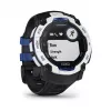 Smartwatch GARMIN Instinct 3.05 cm (1.2 Zoll) AMOLED 45 mm 390x390 px Touchscreen Schwarz Weiß GPS 4 GB 53 g Silikonarmband