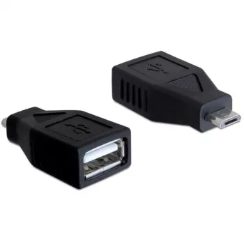 DeLOCK - USB-Adapter - USB Typ A, 4-polig (Buchse) - 5-polig Micro-USB Typ B (Stecker) (65296)