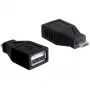 DeLOCK - USB-Adapter - USB Typ A, 4-polig (Buchse) - 5-polig Micro-USB Typ B (Stecker) (65296)