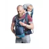 Baby-Trage-Rucksack Deuter Kid Comfort Pro, blau, Polyamid, max. 22 kg, Sonnenschutz, Seitentasche