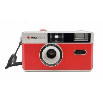 AgfaPhoto 603001 Kompaktfilmkamera 35 mm Rot - Silber (603001)