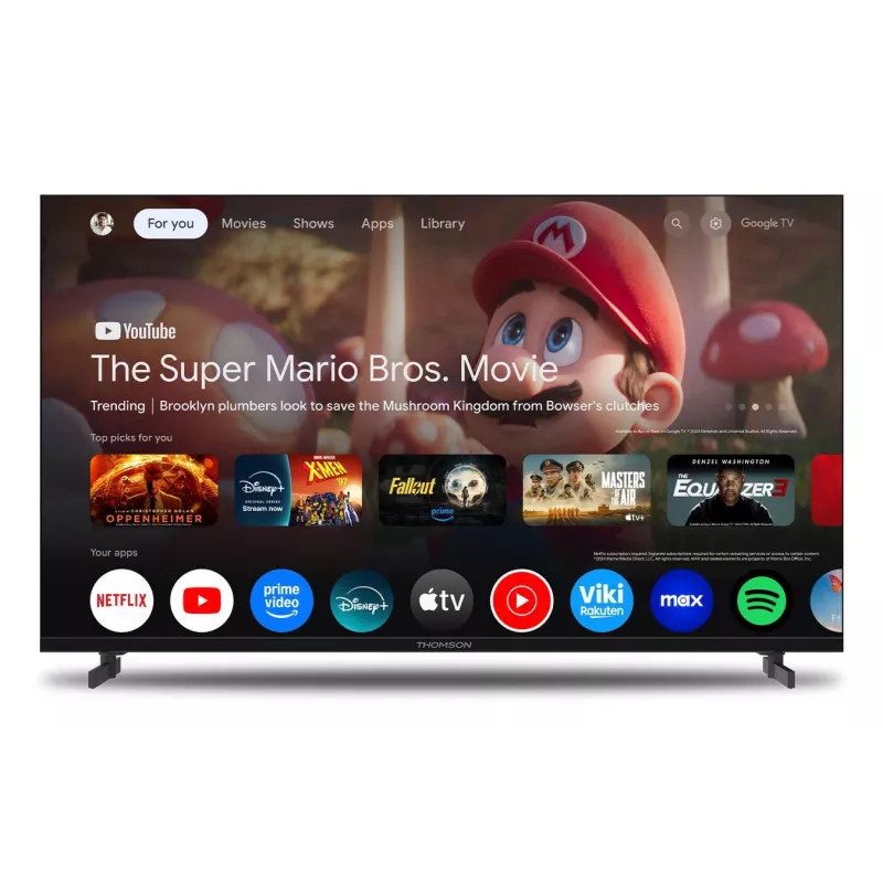 Smart TV Thomson 40FG2S15 40 Zoll (101,6 cm) Full HD LCD Direct‑LED Wi‑Fi Ethernet DVB‑T/T2/C/S/S2 Schwarz