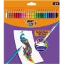 BIC Kids Evolution Illusion radierbare Buntstifte 24 Farben