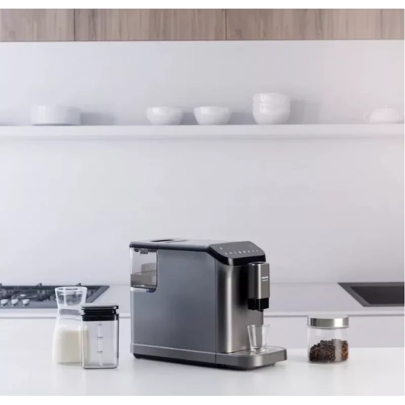 Espressomaschine Taurus Accento Latte vollautomatisch, integriertes Mahlwerk, 1,5 L Wassertank, Kaffeebohneneingabe