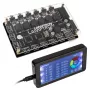Lüfter- und ARGB-Controller Lamptron LAMP-RF625B, schwarz – kabellose Steuerung für PC-Lüfter und RGB-LEDs