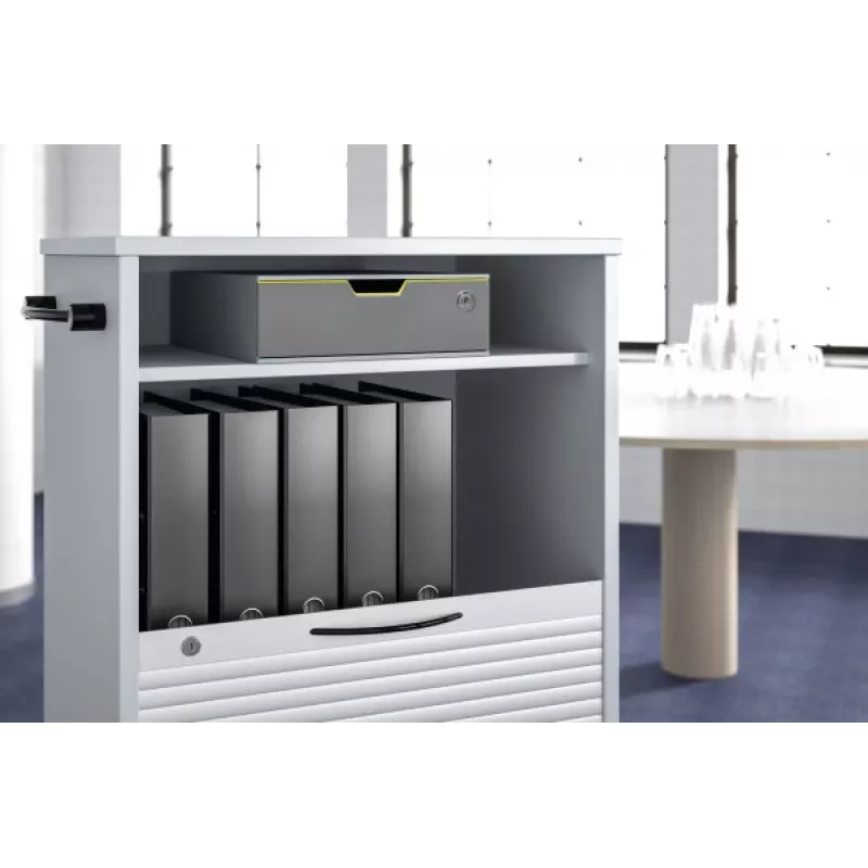 Aktenaufbewahrungsbox Kunststoff Grau Durable 760127