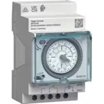 Hager Zeitschaltuhr elektromechanisch EHN110 ohne Gangreserve Tagesuhr 1W 16A 1 (EHN110)