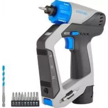 Akkuschrauber Dremel DD12V-S1 12V 2Ah, kompakter wiederaufladbarer Handschrauber
