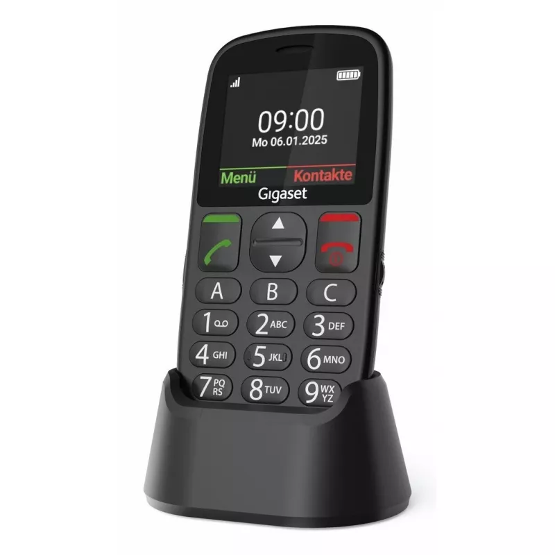 Siemens GL395 Schwarzes Mobiltelefon 5,6 cm / 2,20 Zoll - 0,30 Mpx Kamera (S30853-H1230-R101)