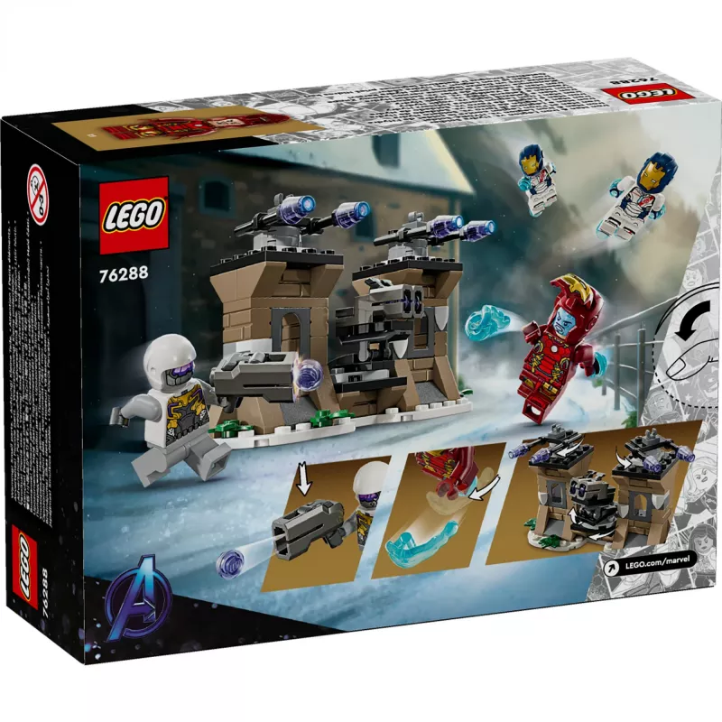 Bauset LEGO-Set 76288 Marvel Super Heroes Iron Man Iron Legion mit HYDRA-Soldat-Minifigur, baubares Modell