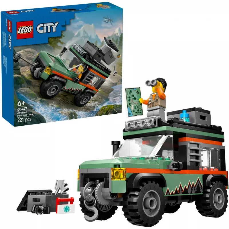 LEGO City Offroad-SUV 4x4 Bauset 60447 — 221 Teile, 1 Minifigur, ab 6 Jahren