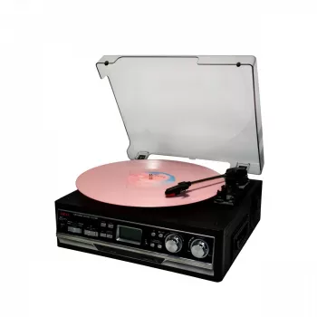 Plattenspieler AKAI ATT-15SE Modell ATT-300CC — riemengetriebener Plattenspieler, manuelle Bedienung, für 33/45 RPM Vinyl