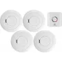 Rauchmelder-Pack ei electronics 5er-Pack, 10-Jahres-Festbatterie, vernetzbar