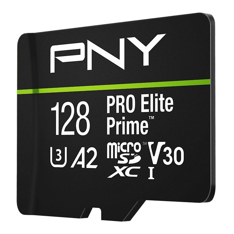 Speicherkarte microSDXC Elite Prime 128GB + SD-Adapter + USB-A-Kartenleser