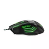 Kabelgebundene Gaming-Maus ESPERANZA EGM201G — rechtshändig, optisch 2400 DPI, 7 Tasten, USB Typ-A, 1,5 m Kabel, schwarz/grün