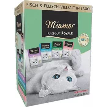 Miamor Ragout Royale Adult Mix in Soße 12x100g Schale