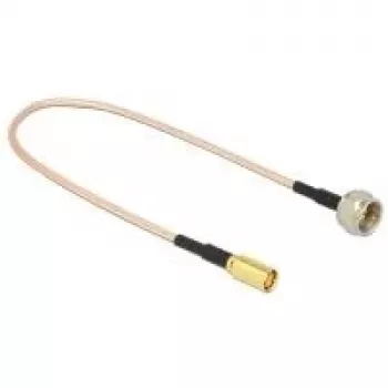 Koaxialkabel DeLOCK 0,25 m F/SMB RG-316 Schwarz