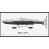 Maßstabsgetreues Modell-U-Boot Cobi Type VIIC 1:300, Bausatz 4857