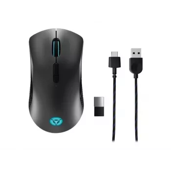 Lenovo Legion M600 Wireless-Gaming-Maus beidhändig RF Wireless + Bluetooth + USB Typ-A Optisch 16000 DPI
