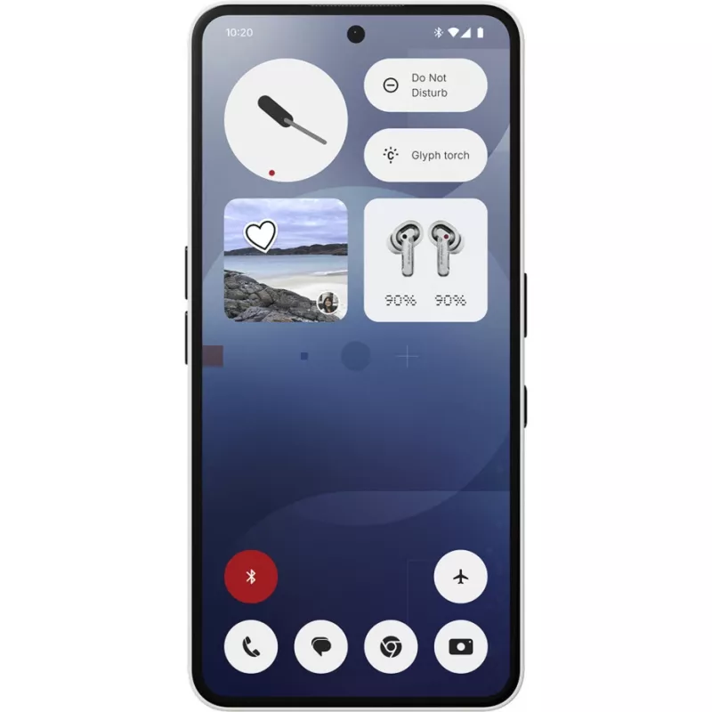 Nothing Phone (3a) 17,2 cm (6,77 inch) Dual SIM Android 15 5G USB Typ-C 12 GB 256 GB 5000 mAh Weiß