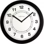 NeXtime Uhr 3045zw Super Slim, Ø28 cm, Wand, Schwarz