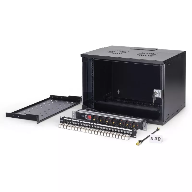 Wandmontageschrank Digitus DN-49203-SET 7U 60 kg IP20