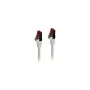 Patchkabel RJ45 – CAT6 250 MHz – 7,5 m weiß – S-STP (S/FTP) – TPE/LSZH (Superflex) – Synergy 21 –