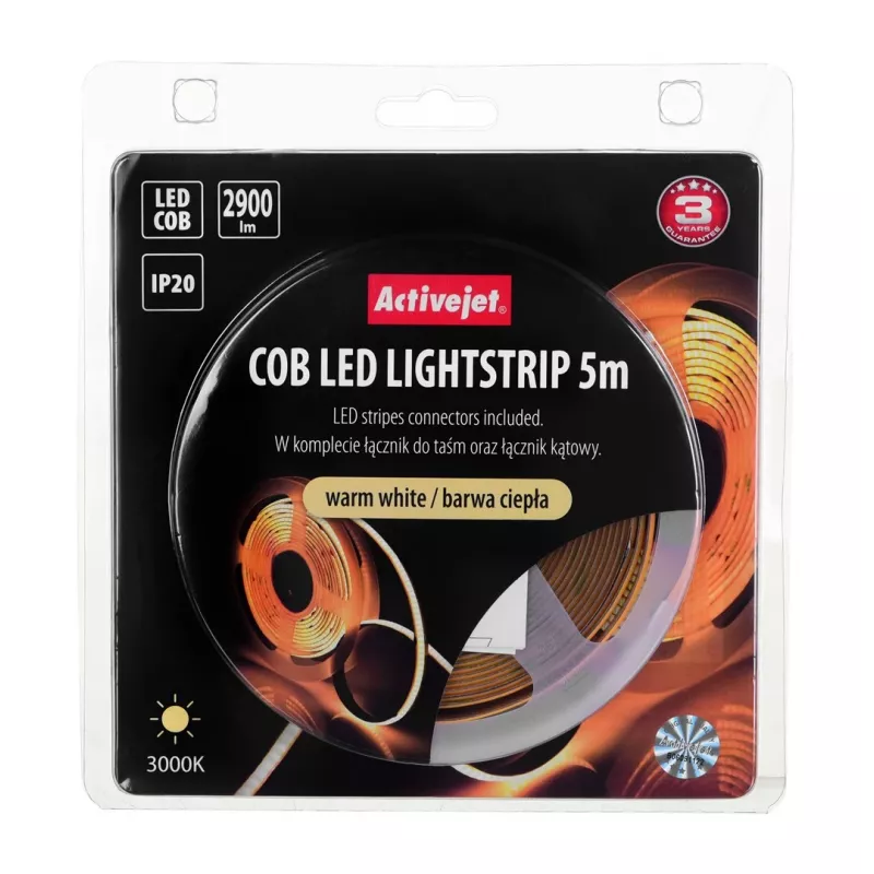 Activejet AJE-COB 5m ciep Strip-Licht Universal-Strip-Licht Innen