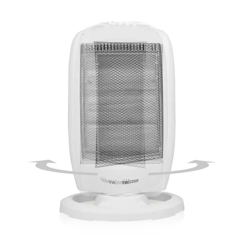 Tristar Heizgerät | KA-5129 | Strahlungsheizung | 1200 W | Geeignet für Räume bis zu 38 m³ | Geeignet für Räume bis zu 15 m² | Grau | IP00