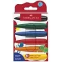 Wachsmalstift Faber-Castell 120409 6 Stück Mehrfarbig