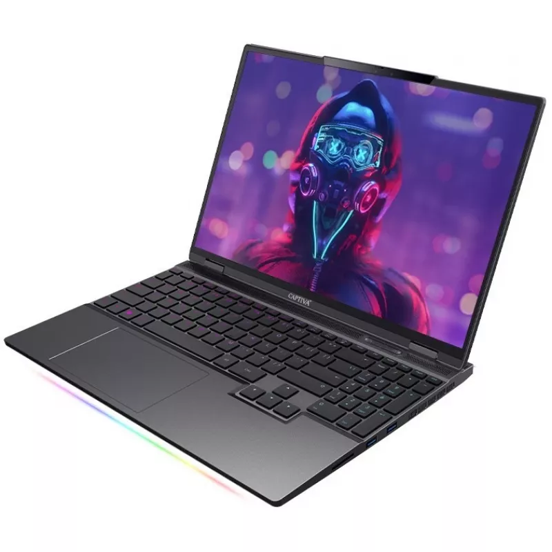 Captiva Advanced Gaming I86-221 86221 Gaming-Notebook 38,9 cm (15,3 inch) 2560x1600 - Intel Core i7-13620H - 1TB SSD - GeForce RTX 4050 - HDMI/USB-C - Windows 11 Home - Schwarz (86221)