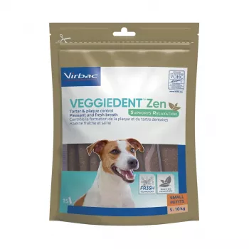 VIRBAC Veggiedent ZEN S Zahnpflege-Kauartikel für Hunde, kleine Größe
