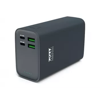 PORT CONNECT Externer USB-C Akku PD | 26800 mAh | Blau