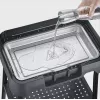 Tisch-Elektrogrill SEVERIN PG 8596, 2000 W, rechteckiger Rost, schwarz, Drehregler
