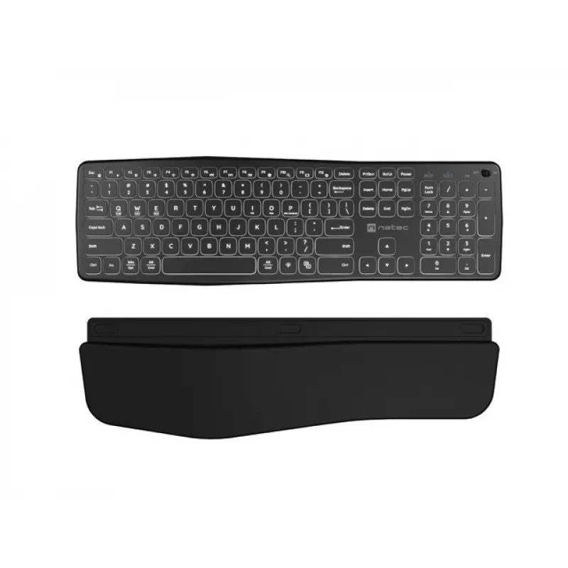 NATEC PORIFERA Tastatur Home/Office Bluetooth QWERTY US International Schwarz