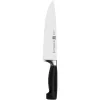 Messer-/Messerblockset ZWILLING 35145-007-0 – 7-teilig mit Kochmesser, Schälmesser, Brotmesser, Küchenschere, schwarzer Block