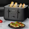 Salter EK5565MBLKFVDE Kuro 4-Scheiben-Toaster