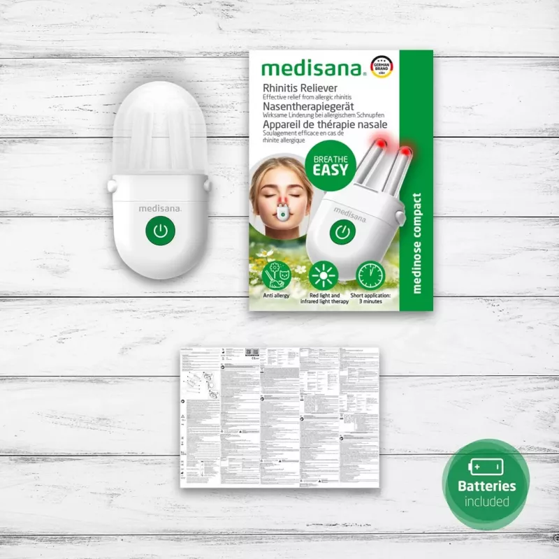 Medisana Medinose Compact Nasen-Lichttherapiegerät bei allergischer Rhinitis