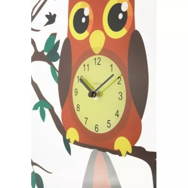 NeXtime Uhr 8169 Oohoo, Ø43 cm, Wand, Mehrfarbig