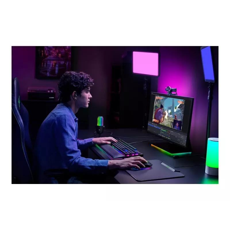 Razer | Webcam | Kiyo V2 | MJPEG bis zu 4K 30 FPS, 1080p 60 FPS, YUY2 bis zu 4K 15 FPS, 1080p 60 FPS, NV12 bis zu 4K 20 FPS, 1080p 60 FPS
