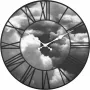 NeXtime klok 3037 Clouds, Ø39 cm, Wand, Schwarz
