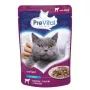 Nassfutter für Katzen PREVITAL Kalb in Soße 100 g — ausgewachsene Katzen, 82 % Feuchtigkeit, 9 % Protein, 5 % Fett