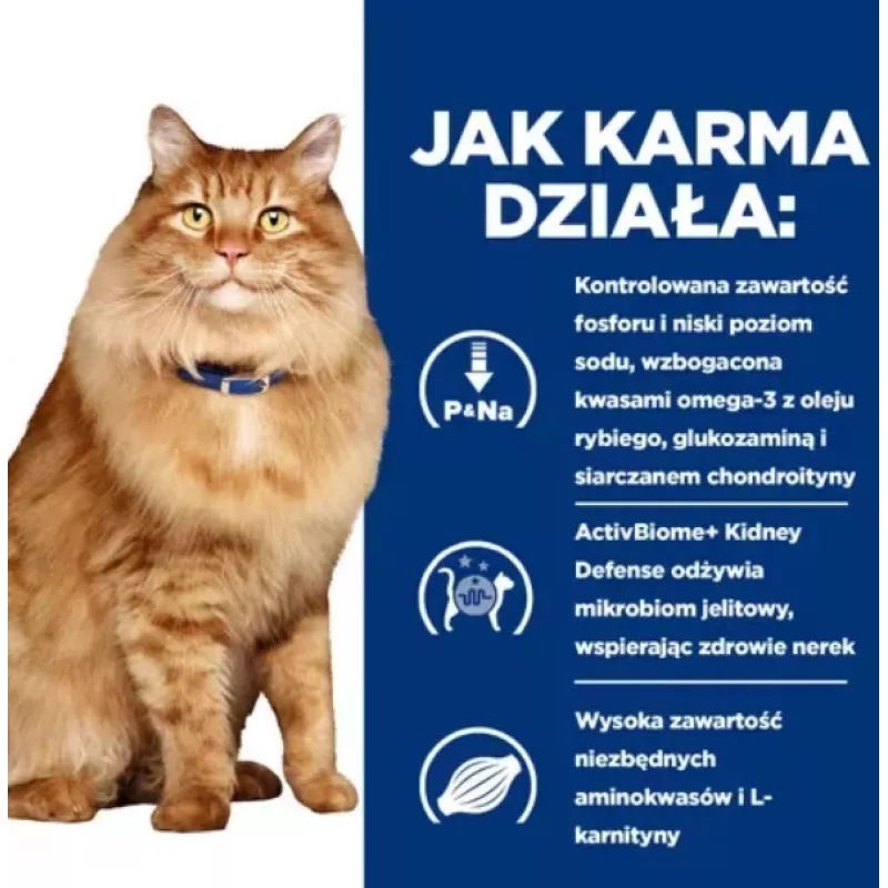 HILL'S PD K/D Kidney + Mobility Huhn - Trockenfutter für Katzen - 3 kg