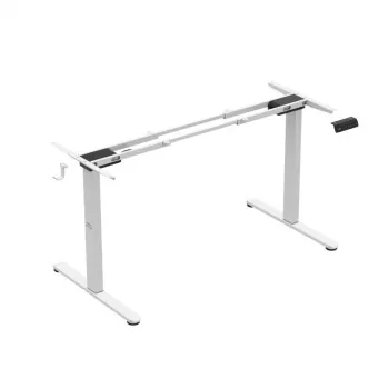 Elektrisch höhenverstellbares Tischgestell Mark Adler MA-XENO 4.5 Weiß — verstellbare Höhe 73–119 cm, Breite bis 1350 mm, Stahlrahmen