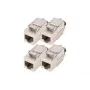 Digitus CAT 8.1 Keystone-Modul geschirmt werkzeugfreier Anschluss 4 Stück